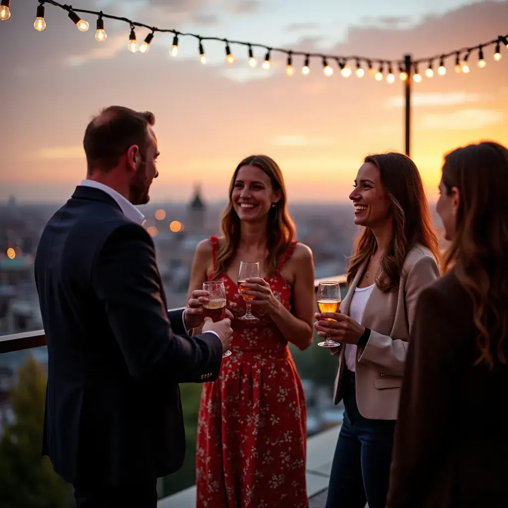 Echipa de consultanți prezentând soluții inovatoare